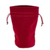 Bolsa de Terciopelo con Cordón Bolsa para Vino Creativa Cubierta de Terciopelo para Botella de Vino Bolsa para Vino Blanco Bolsa para Embalaje de Vino Tinto Champagne Venta al por Mayor