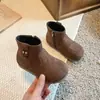 Botas Birkenstock Princess para Niñas 2026 Otoño Nueva Llegada Botas Estilo Británico Doc Martens para Niños Pequeños y Niños Botas Versátiles de Caña Baja
