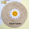 Nuevo Estilo Fresco Toalla Bordada Parche de Girasol Cara Sonriente para Ropa Parche de Decoración DIY para Ropa