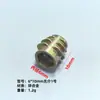Tuerca Trapezoidal M4M5M6M8M10, Tuerca Empotrada Hexagonal para Muebles, Tuerca de Aleación de Zinc con Diente Interno y Externo con Mediana