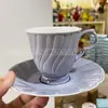 Despacho para Exportación a Turquía Tazas de Espresso de Porcelana Fina Tazas y Platillos para el Té de la Tarde Ingleses