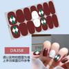 Nuevas Calcomanías para Uñas a Rayas y Cuadros Calcomanías de Arte para Uñas Amazon Comercio Exterior Transfronterizo Calcomanías de Arte para Uñas DA341-360