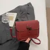 Bolsa Pequena Quadrada Casual de Estudante, Estilo Vintage Japonês, Estilo College, Fresca e Simples, com Fivela de Chifre, de Ombro Único/Transversal