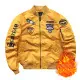 Transmisión en Vivo de Buenos Productos Chaqueta Piloto Ma1 de la Fuerza Aérea Bordada de Aviones Uniforme de Béisbol Chaqueta de Talla Grande Chaqueta de Trabajo