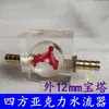 Máquina de grabado husillo refrigerado por agua indicador de flujo de agua medidor de observación bomba sumergible anti-quemaduras medidor de flujo de agua observador de impulsor giratorio