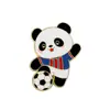 Broche de Mercadoria Esportiva de Futebol Liga de Zinco Impressão UV Estrela do Futebol Rei do Futebol Decoração de Roupa Insígnia de Lembrança