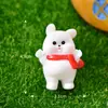 Novo casal Série Coelho micro paisagismo jardinagem DIY acessórios bola de cristal fofo fofo coelho branco resina ornamentos