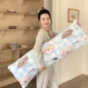 Travesseiro longo duplo, projetado para mulheres, um travesseiro longo para dormir, com capa removível e lavável, adequado para homens e adultos, pode ser usado como um travesseiro para apoiar as pernas ao dormir de lado