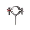 Soporte de tubería autoperforante al por mayor soporte de fijación de tubería con tornillo personalizado engrosado Aro de abrazadera de tubería de acero inoxidable 304