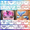 Modelos de Pintura Facial Mais Vendidos Transfronteiriços, Ferramentas Auxiliares DIY para Crianças Adequados para Maquiagem de Palco, Pintura Facial e Cantos dos Olhos