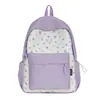 Mochila Escolar Transfronteriza para Niñas, Nueva Mochila Elegante Estilo Ins, Mochila Escolar Versátil de Gran Capacidad para Niñas de Primaria