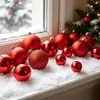 Suprimentos para Decoração de Natal, Bolas de Natal, Enfeites de Natal Brilhantes e Foscos, Bolas Decorativas, Pó de Glitter, Bolas para Decoração de Árvore de Natal
