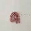Bufanda Infantil Estilo Otoño e Invierno Raya Fina Color Sólido Etiqueta Pequeña Usar Bufanda Niños y Niñas Bebé Bufanda de Invierno Tendencia