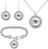 Conjunto Mais Quente da Amazon de Pulseira, Colar e Brincos de Futebol NFL