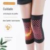 Joelheiras Térmicas Elásticas de Lado Duplo para Homens e Mulheres (Atacado), Adequadas para Ambientes com Ar Condicionado, Proteção Contra o Frio, Aquecimento e Fisioterapia, Alta Elasticidade