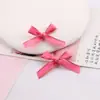 Nuevo estilo borde dorado cinta acanalada moño pequeño DIY ropa muñeca caja de regalo decoración zapatos y sombreros accesorios a juego