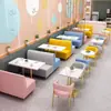 Restaurante de Hot Pot Comedor Hotel Casa de Té Tienda de Fideos Cabina Cabina Semicircular Sofá Mesa con Almacenamiento y Sillas Esquina en Forma de U Esquina en Forma de L Comercial