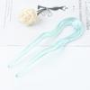 Grampo de Cabelo U-Shaped Simples Brilhante Estilo Japonês com Grande Ponto Retro Grampo de Cabelo Estilo Antigo Grampo de Cabelo para Bola Cheongsam