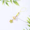Llavero Colgante de Gato de Cerámica Sakura Colgante para Lanyard de Teléfono Móvil Colgante de Cadena Colgante de Flor Joyería de Estilo Lindo Venta Directa