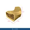Muebles de Exterior Sala de Estar de Patio Casa de Huéspedes Resort Sofá Perezoso Silla de Mimbre Balcón Exterior Mesa de Café de Tres Piezas Sillón