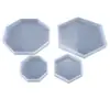 Moldes de Resina Hechos a Mano para Bricolaje Varios Posavasos de Mesa con Forma de Diamante Moldes de Silicona con Forma de Diamante Grandes y Pequeños de Resina de Cristal