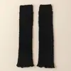 Calcetines de Coral de Terciopelo con Pelo para Mujer Otoño e Invierno Y2K Rodilleras Calcetines de Altura Alta Cubrepiernas Cubrepiernas Cálido Engrosado Zhuji