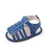 Nuevas Sandalias para Bebé Suela de Goma de Cuero Zapatos Antideslizantes Zapatos para Interior de Bebé y Niños Pequeños