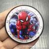 Versão de Teste de Amostra de Etiqueta Plástica com Gotejamento Colorido UV Flash do Homem-Aranha para Roupas de Crianças, Carimbo de Borracha, Adesivo Impermeável para Roupas