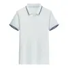 Camisa Polo Manga Curta Bordada Personalizada com Tecido Gelado, Feita de Algodão Puro de Xinjiang, Camisa Publicitária Unissex, Roupa de Trabalho de Alta Qualidade para o Verão