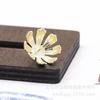 DIY jóias cocar cor chapeamento de cobre 24k real ouro margarida flor fundo flor chapéu flor titular talão titular acessórios artesanais B307