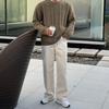 MYQ Suéter torcido preguiçoso estilo japonês masculino de inverno quente blusa solta da moda estilo coreano suéter de gola redonda