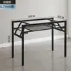 Estrutura de Mesa Dobrável, Suporte de Mesa Longa, Estrutura de Ferro de Camada Dupla/Camada Única, Pernas de Mesa, Pernas de Estrutura de Mesa Dobrável em Ferro Artístico com Travessas