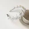 Faixa de Cabelo Exquisita de Rede Plissada com Bolinhas, Novo Estilo Fashion, Elegante com Dentes, Faixa Antiderrapante, Grampo de Cabelo que Aumenta a Altura