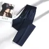 Pantalones de Seda de Hielo de Secado Rápido para Hombre, Ligeros de Verano, Ajuste Holgado, Joggers, Alta Elasticidad, Tallas Grandes, Deportivos, Transpirables y de Secado Rápido