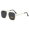 Gafas de Sol Polarizadas de Moda, Protección Solar y Protección UV, Gafas de Sol de Alta Gama para Conducir, Gafas de Sol Metálicas de Doble Puente