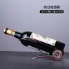 Estante de vino para el hogar, estante de vino decorativo, soporte para botellas de vino, estante de vino de estilo europeo, estante de vino para el hogar, pieza decorativa