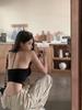 Top de tubo grande sem costas hot girl alça base interna anti-exposição peito enrolado peça externa sexy sutiã com bojo fixo costas bonitas lingerie para mulheres