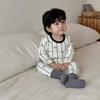 Conjunto de Roupas de Casa de Primavera para Crianças 2026 Estilo Primavera Conjunto de Casa para Bebê Estilo Coreano Roupa Infantil Pijama Masculino Conjunto de Duas Peças