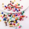 Cor Doce Mini Estrelas Pequenas Acrílico Contas Soltas DIY Artesanal Corrente de Celular Colar Material para Miçangas Acessórios