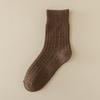 Meias Femininas de Meia Panturrilha Pelúcia Inverno para Chão Meias Atoalhadas Inverno Lã Espessas Quentes Meias de Toalha Outono e Inverno Atacado