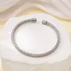 Pulsera trenzada con patrón de torsión de acero inoxidable europea y americana Tohm, Joyería personalizada para hombres y mujeres, Pulsera ajustable versátil y simple