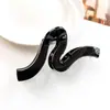 Pinza para el Cabello Grande de Línea Geométrica y Ola Estilo Melad Pinza de Tiburón para Recogido Accesorio Simple para el Cabello para Mujeres