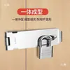 Placa de Bloqueo de Acero Inoxidable Manija de Puerta Hebilla de Cerradura para Puerta de Madera Hebilla de Puerta sin Agujeros Pestillo de Perno de Puerta Antiguo Colgador de Puerta Cerradura Perno Antirrobo