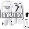 2526 Uniforme de Fútbol de Local de Manga Larga del Real Madrid No. 9 Mbappe 7C Ronaldo Jersey 5 Bellingham Traje de Otoño e Invierno