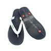 Comercio Exterior PVC Inflable Hombres Antideslizante Verano Negro Ropa Exterior Chanclas de Playa Correr Volumen Fábrica Logo Personalizado
