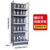 Estante pequeño de supermercado bebidas botana de nuez de betel alimentos pan tapa de extremo trapezoidal con red lateral anti-caída estante de exhibición frontal