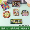Adesivos de geladeira de madeira Yangzhou Gotas de gel de madeira Artesanato cultural Ponto cênico Lembranças turísticas Adesivos de geladeira da cidade de Guochao