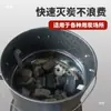 Balde Extintor de Carvão com Tampa, Selado, para Restaurantes de Churrasco, Restaurantes de Hot Pot Comerciais, Ferramenta Extintora de Carvão, Outros Produtos Premium de Eletroforese, Dobrável