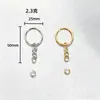 Corrente de Chaveiro, Chaveiro com Argola Aberta, Argola de Chaveiro, Corrente de Contas, Acessórios para Chaveiro, Corrente para Pendurar Bonecos, Chaveiro