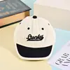 Gorra de béisbol bordada para niños, gorra de béisbol para bebés de primavera y otoño, amigable con la piel y transpirable, sombrero de protección solar para niños y niñas